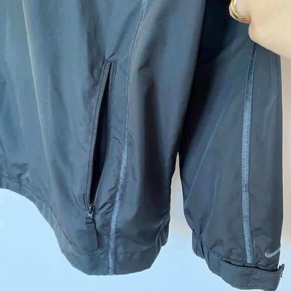 Nike Golf Mens Black Lightweight Athletic Dry-Fit 1/3 Zip Jacket, Size XXL - Picture 7 of 10
